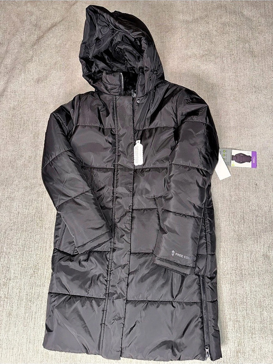 Free Country Jackets & Blazers - Free Country Women’s Cloud Lite Long Puffer Winter Coat Black Small NWT